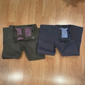 2 pairs of Bonobos, Tailored (slim), 31x28 chinos